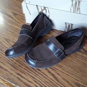 BOC Jami brown suede leather loafer, 8M